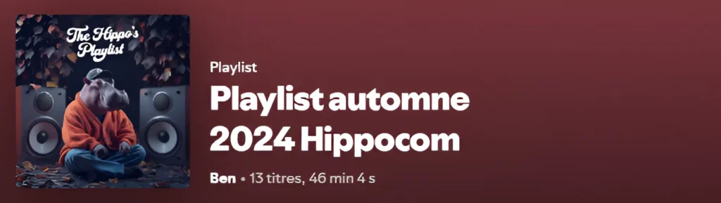 Playlist automne 2024